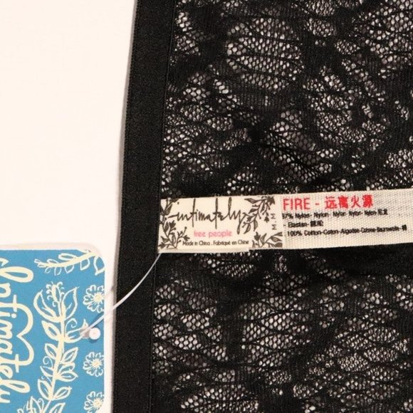 NWT Free People Tameeka Undies in Black - Picture 6 of 10